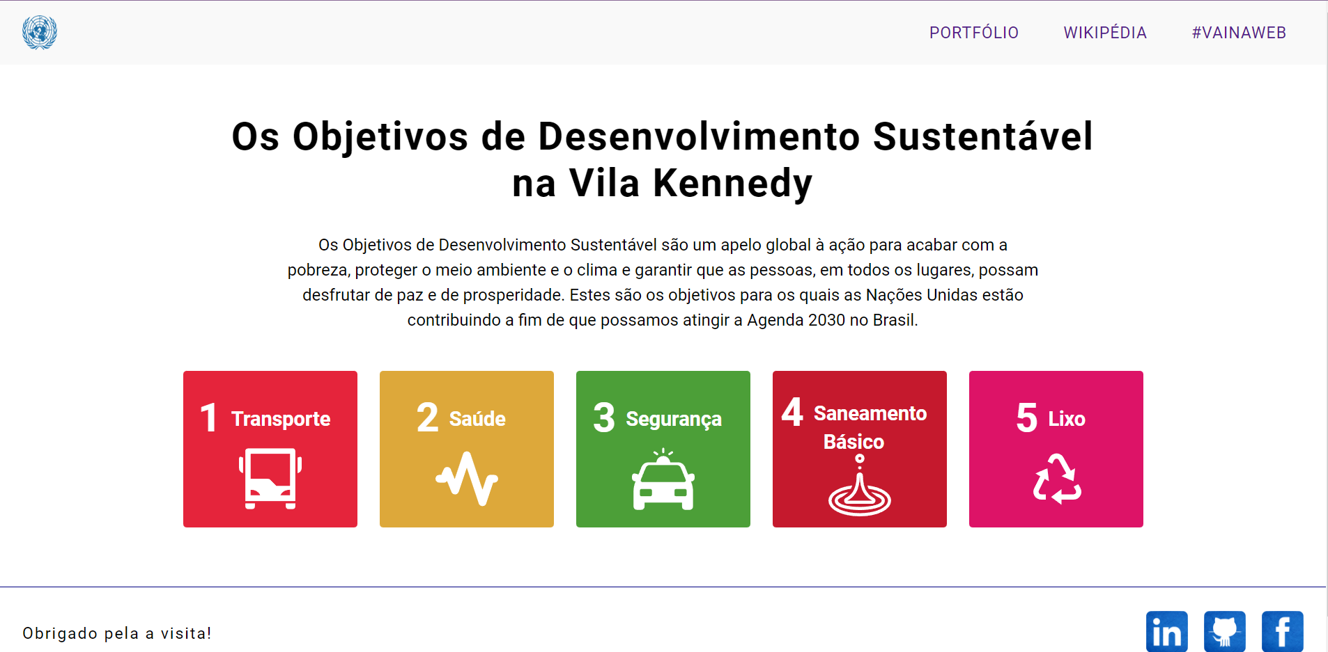 Onu Desen. Sustentável Onu Desen. Sustentável